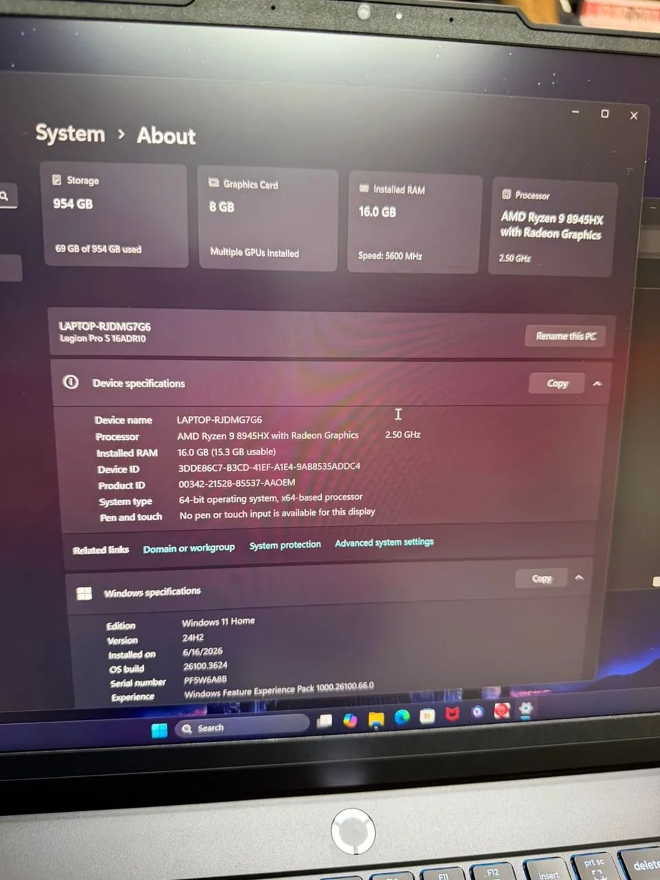 ? LENOVO LEGION PRO 5 - ALTA PERFORMANCE PARA GAMES E TRABALHO!  - Foto 5