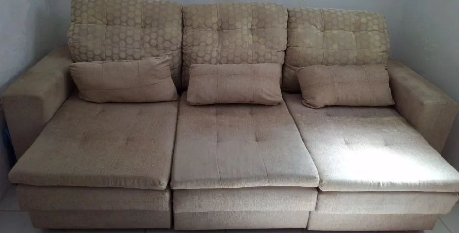 Sofá retrátil 3 lugares - Foto 5