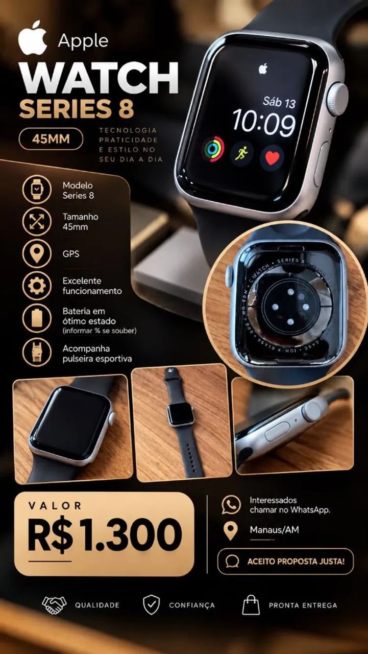 Apple Watch série 8 - Foto 3