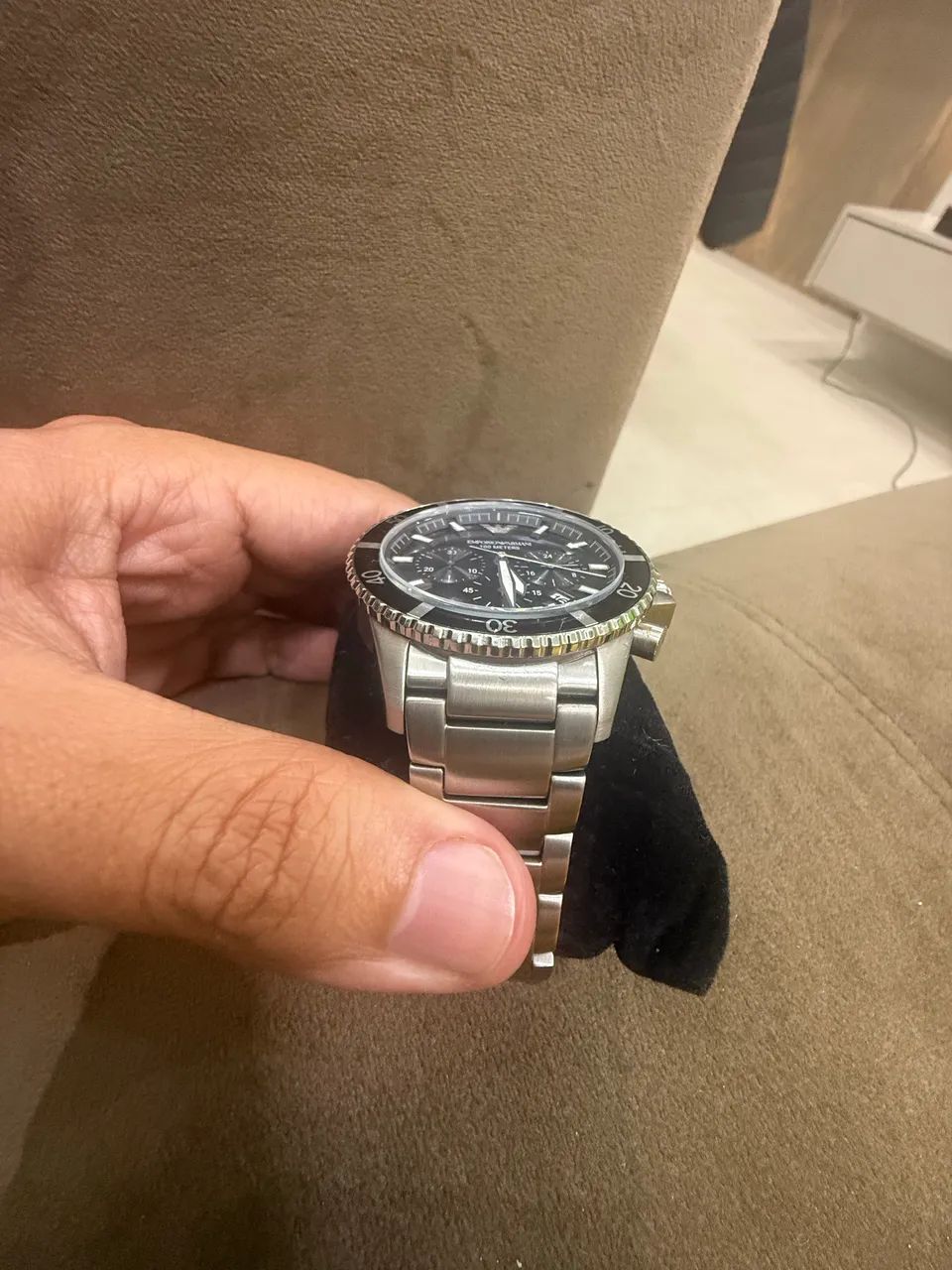 Relógio Emporio Armani Prata - Foto 3