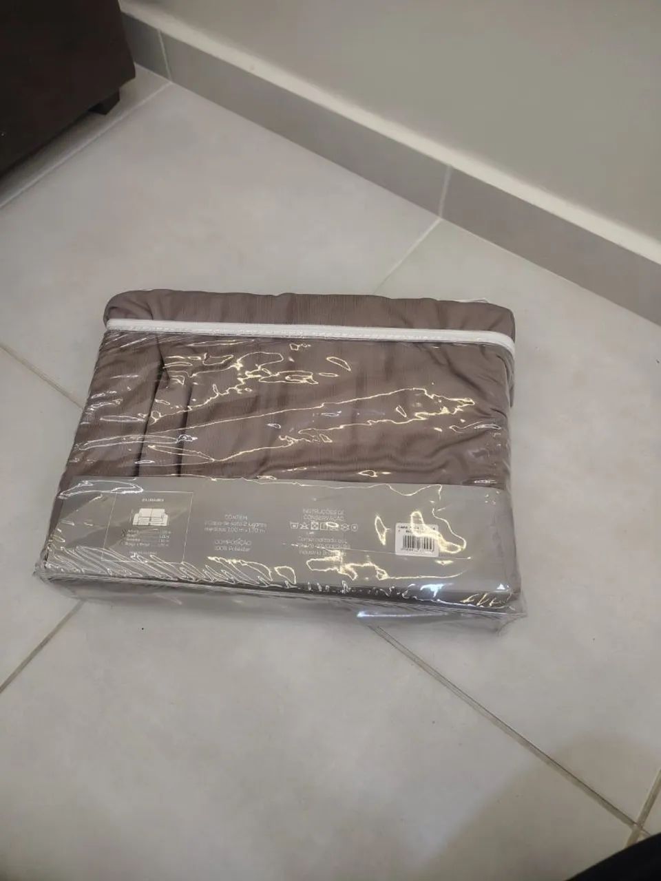 Capa de sofá marrom  - Foto 2