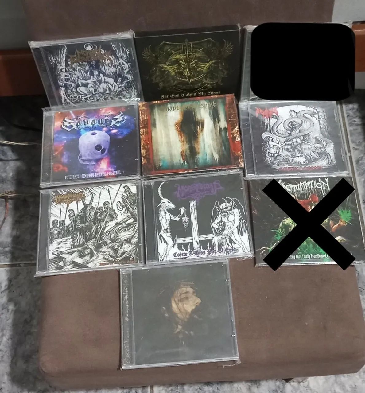 CDs Black, Death, Doom Zerados E Seminovos. 