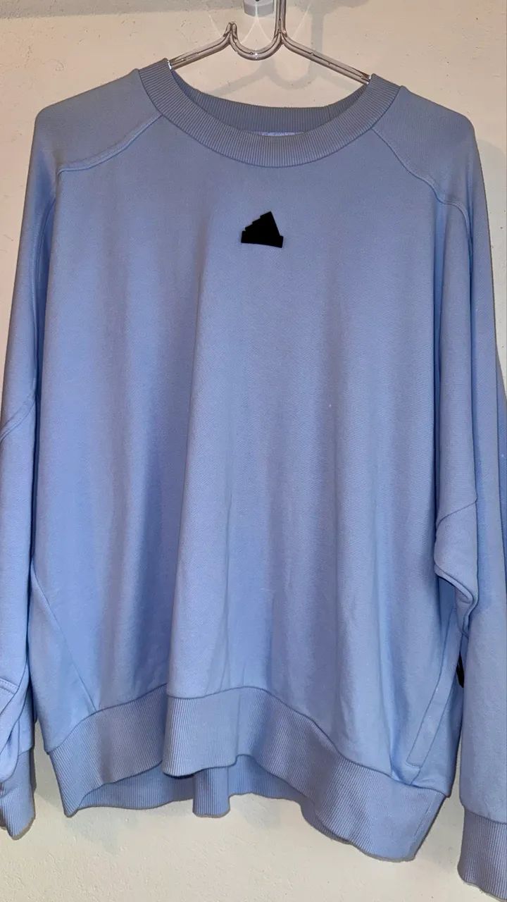 Blusão Azul Adidas - Unissex - G