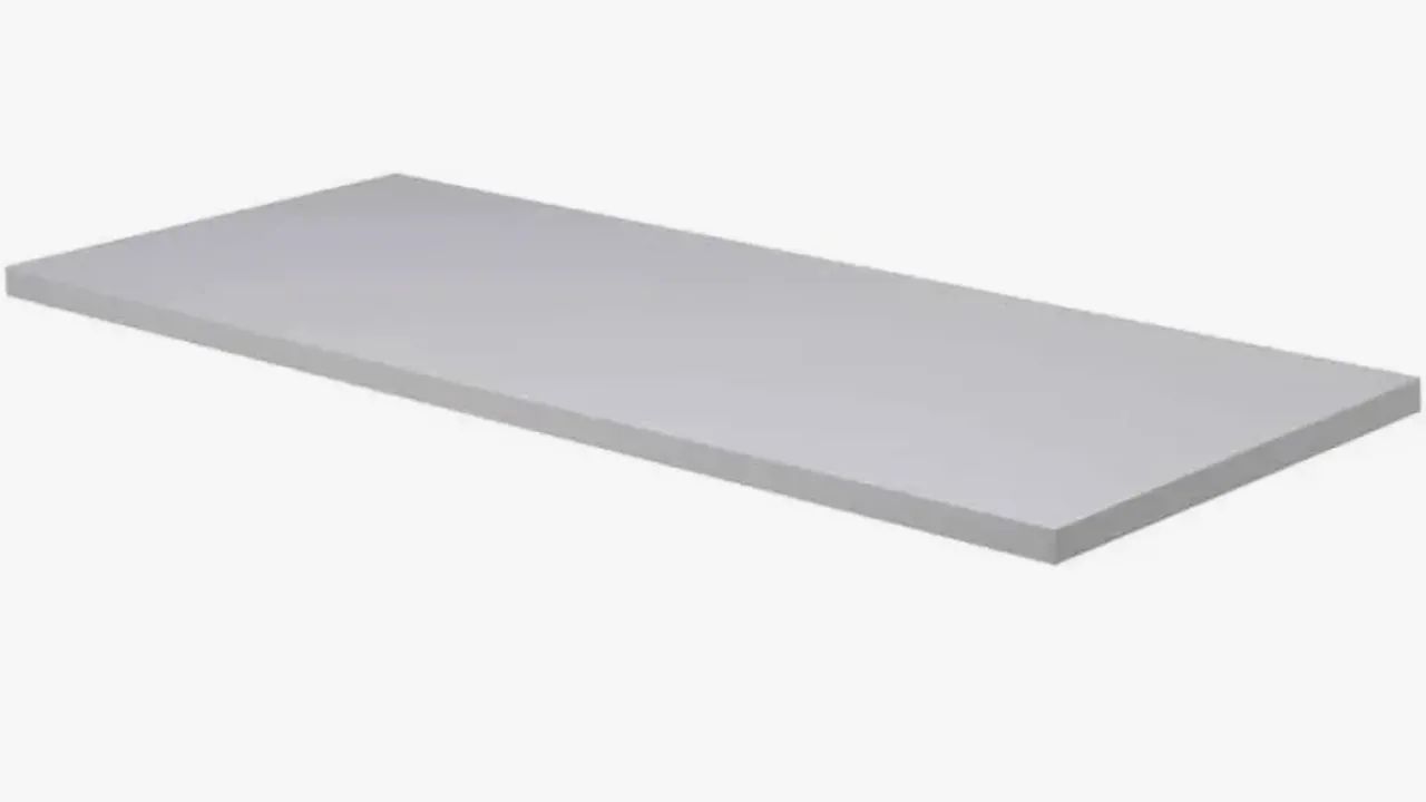 Tampo Mesa Reto em MDF - branco / 140x60x2.5cm