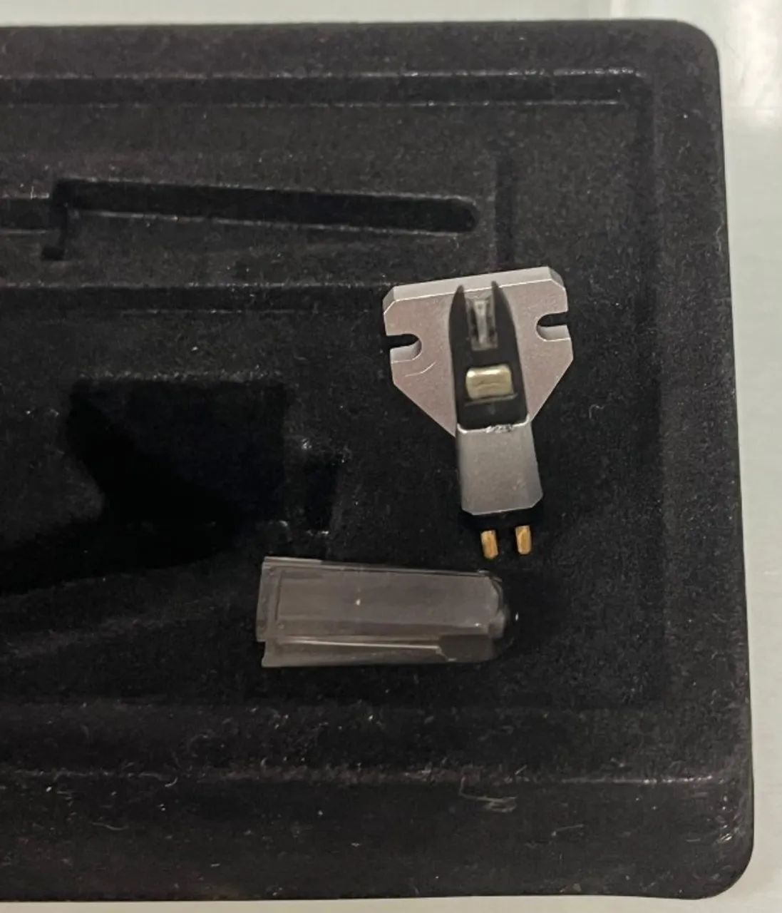Cápsula E Agulha Ortofon OM Pro Com Headshell - Nova Na Caixa - Foto 4