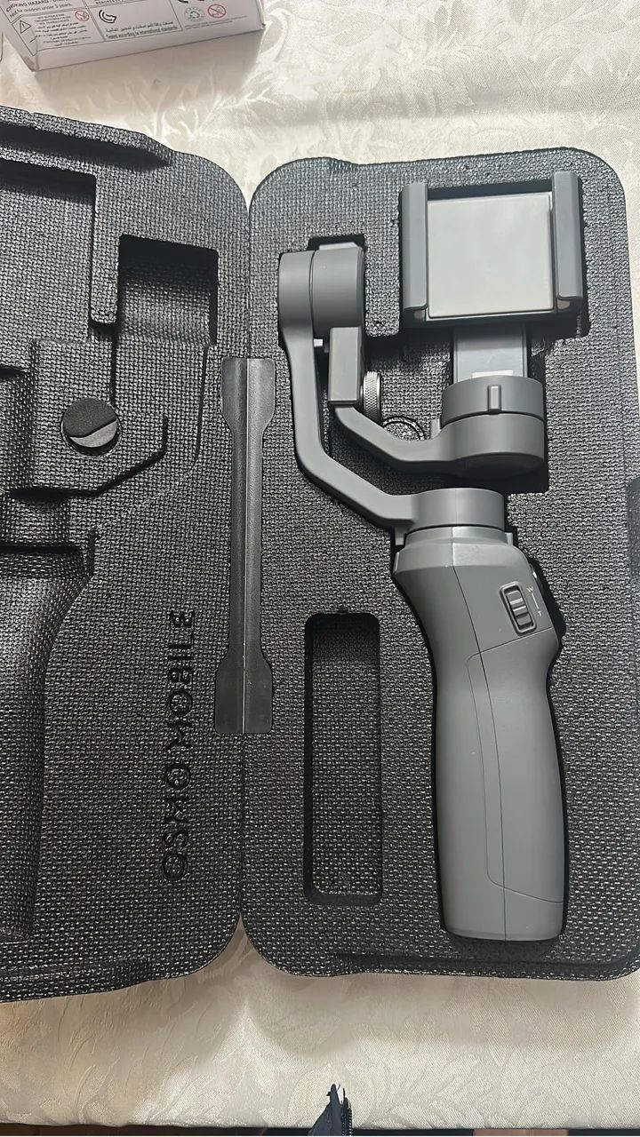 Estabilizador de gimbal DJI Osmo Mobile 2 cinza. - Câmeras e