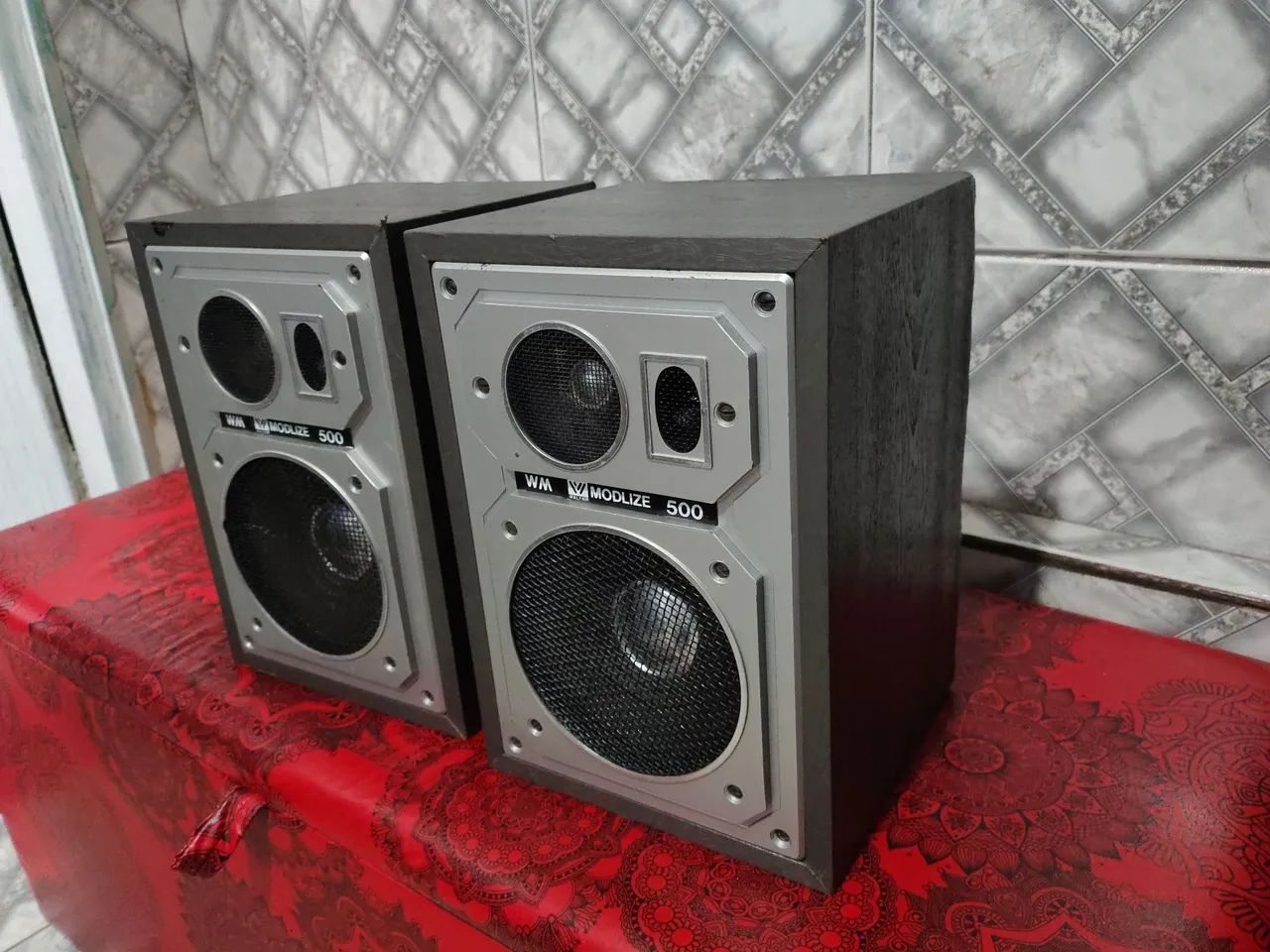 Caixas vintage 6 polegadas 3 vias  - Foto 4