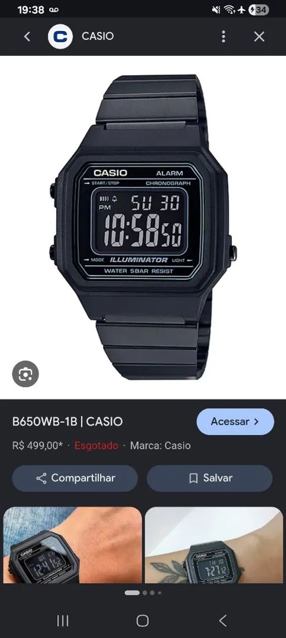Relógio casio