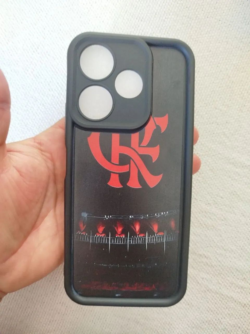 Capinha do Flamengo para celular Xiaomi Redimi 13  - Foto 4
