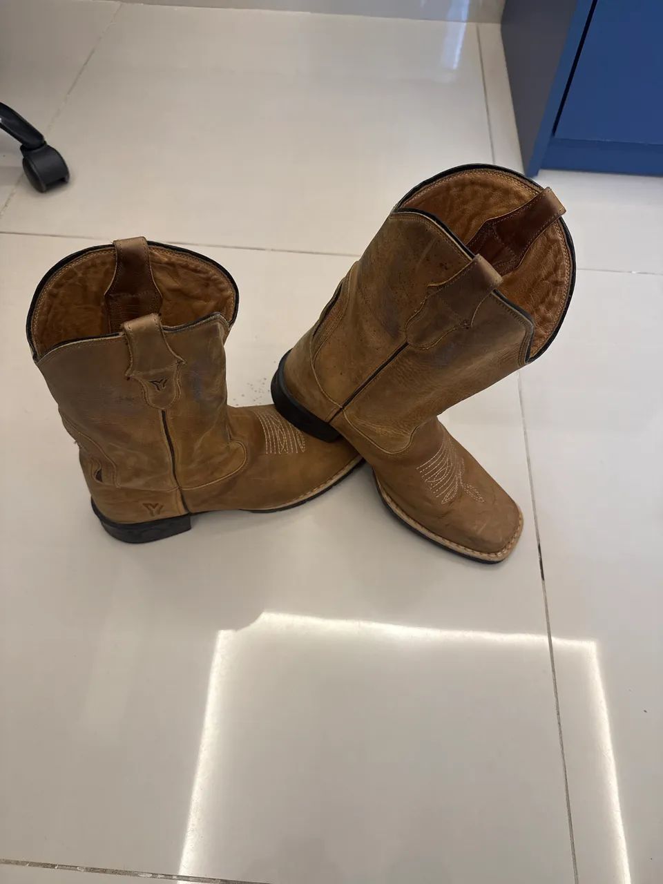 Bota texana couro Legítimo TAM 41 - Foto 2