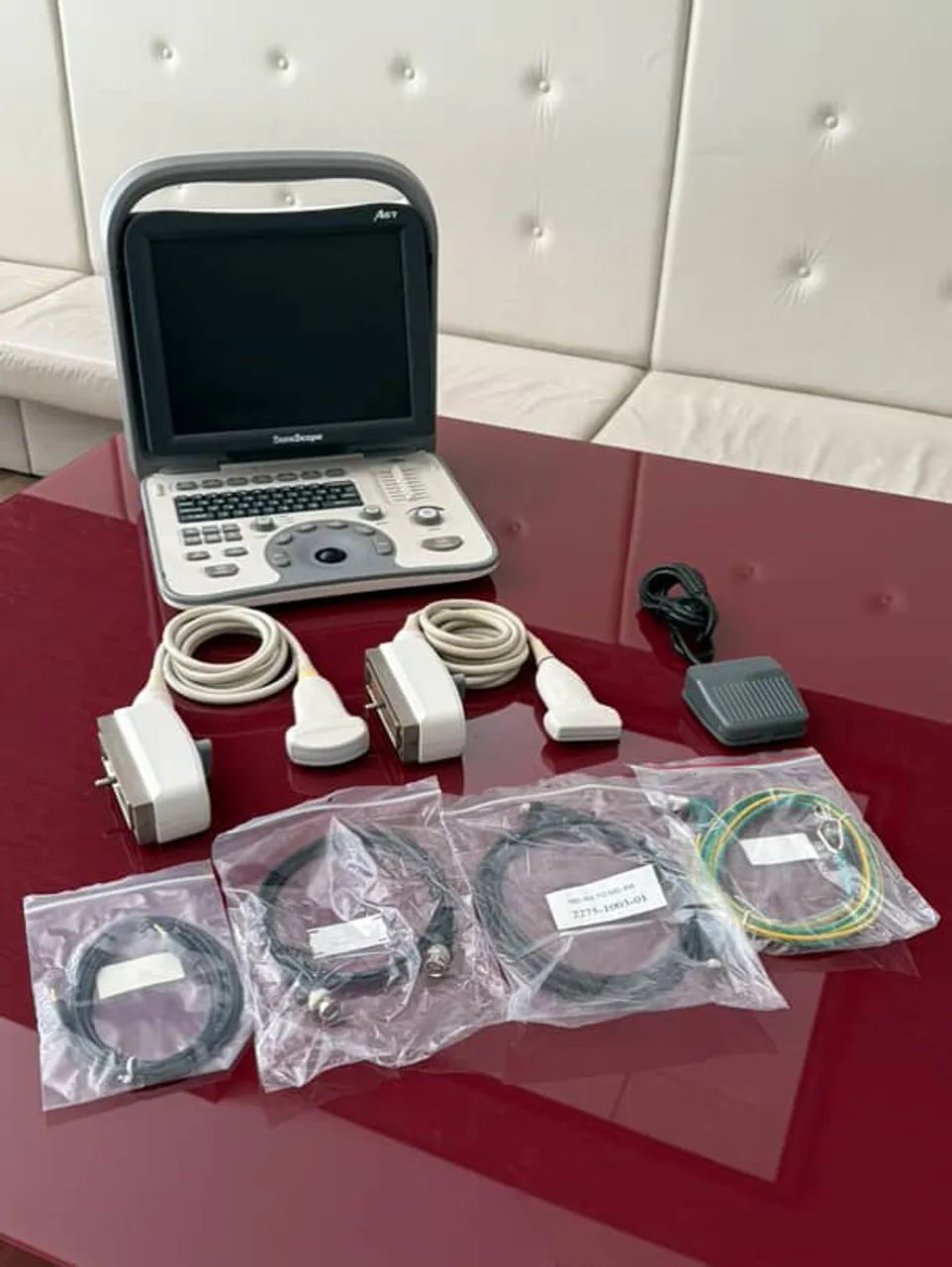 Ultrassom Sonoscape A6V com transdutor linear e convexo - Foto 3