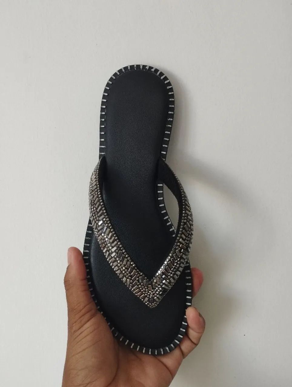 LANÇAMENTO - Chinelo Feminino Luxo com Pedrarias - Foto 4