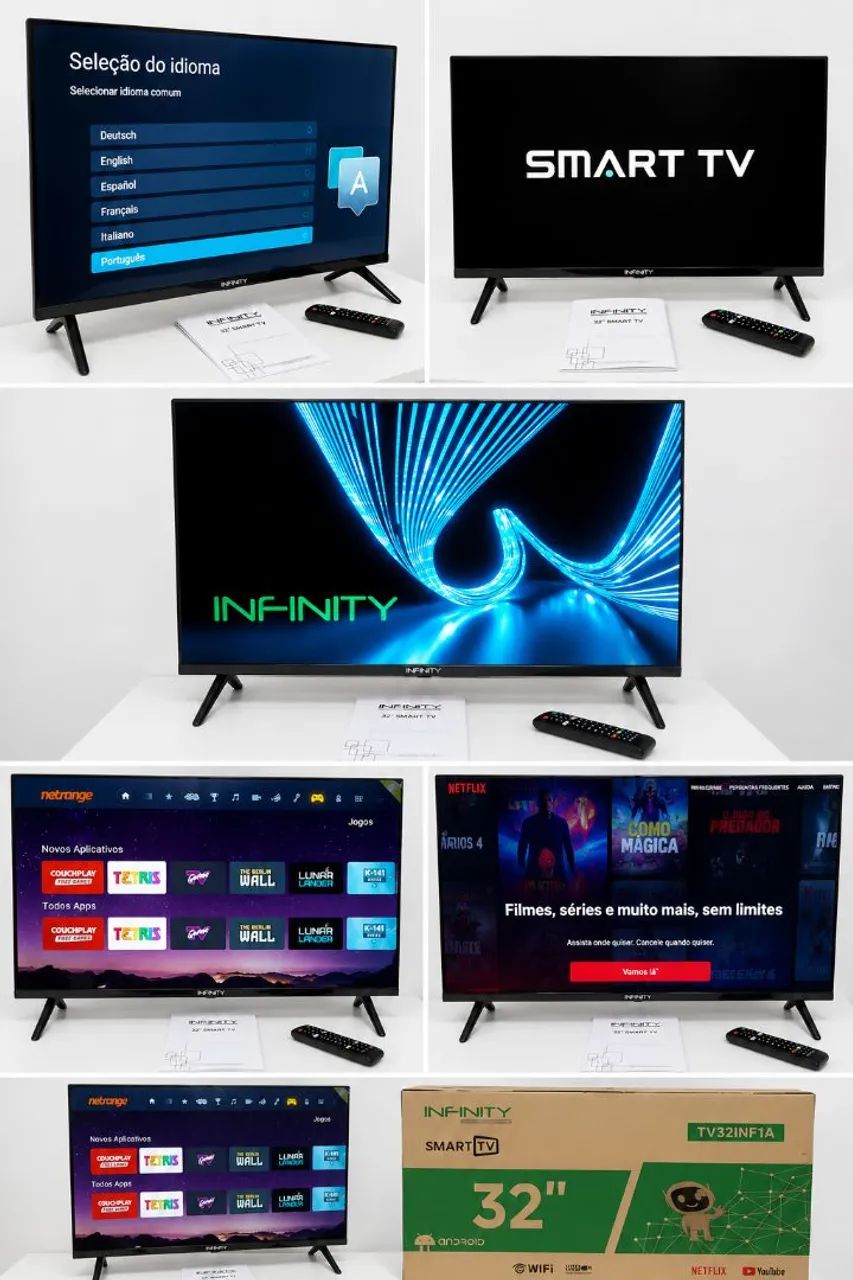 Smartv 32 polegadas nova na caixa  - Foto 2