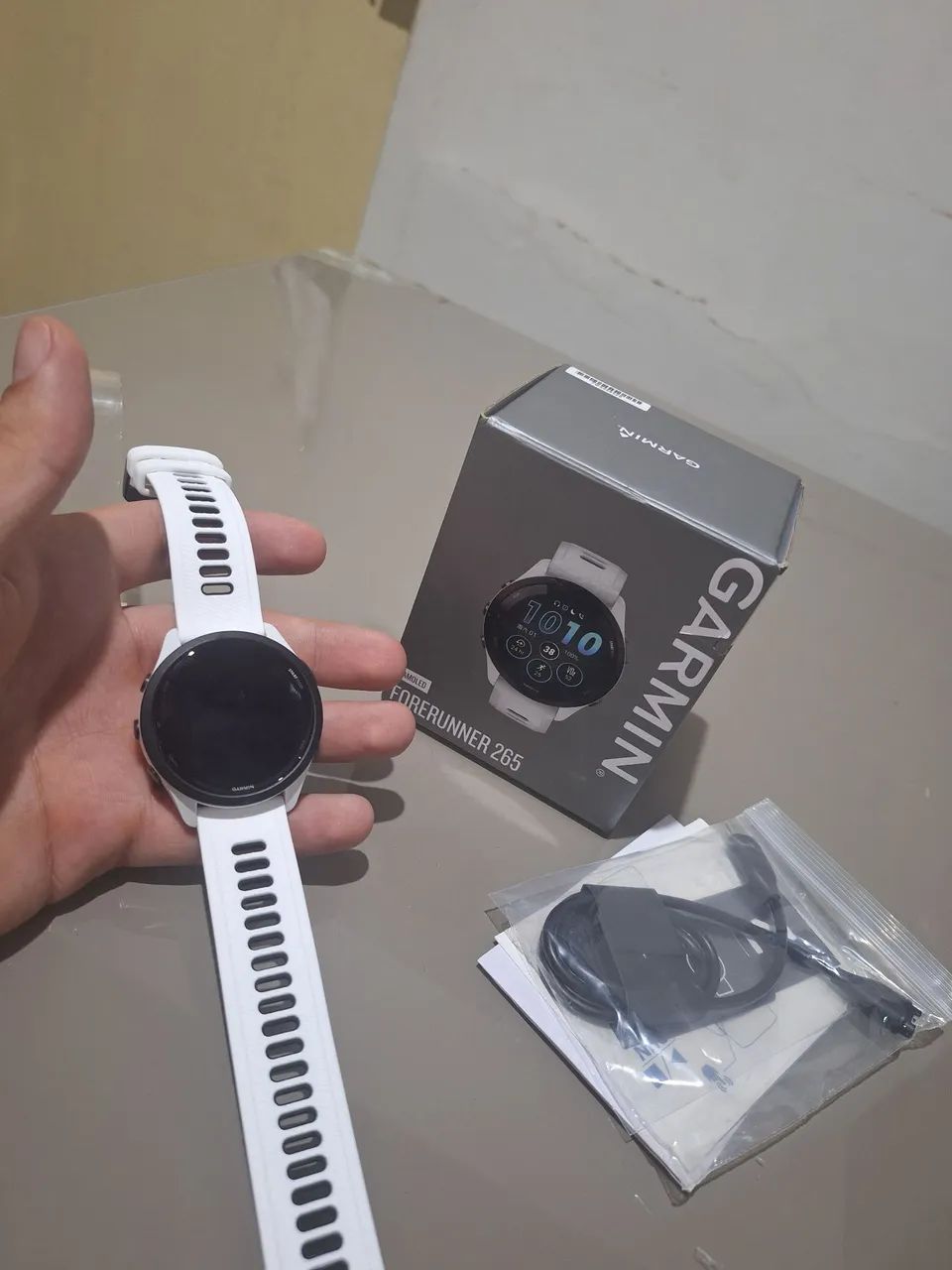 RELÓGIO GARMIN 265 - BRANCO - Foto 4