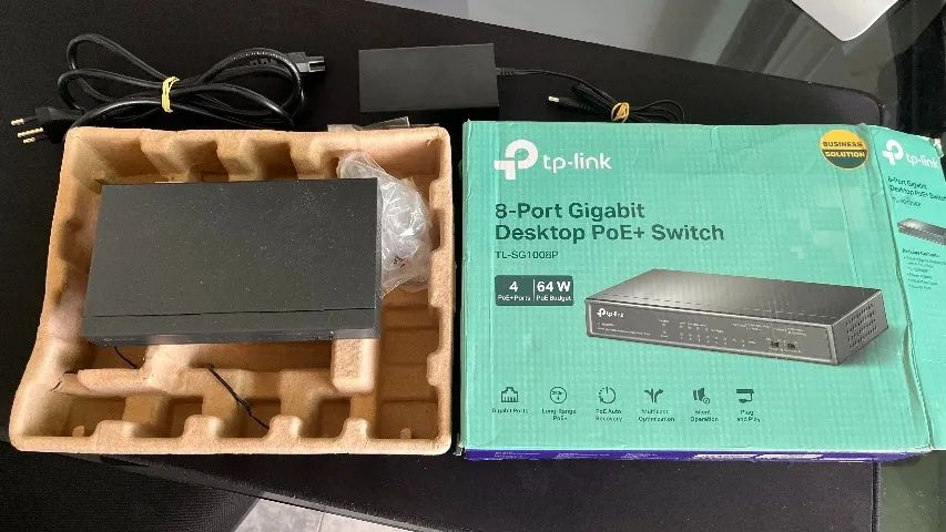 Switch TP-Link TL-SG1008P Gigabit 8 Poe+ 64w