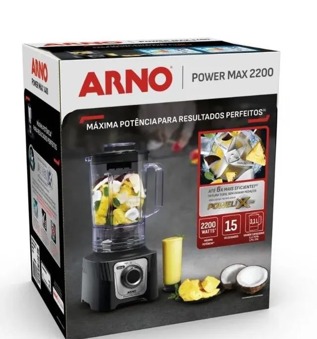 Liquidificador Arno Power Max 2200W Preto - 110V - Foto 2
