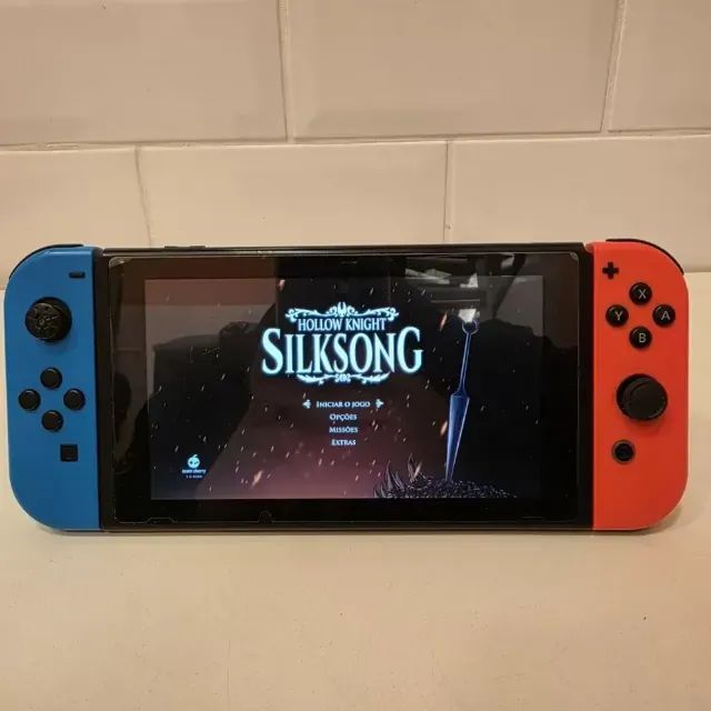 Nintendo Switch V2 - 32Gb e 256Gb Micro SD - Caixa