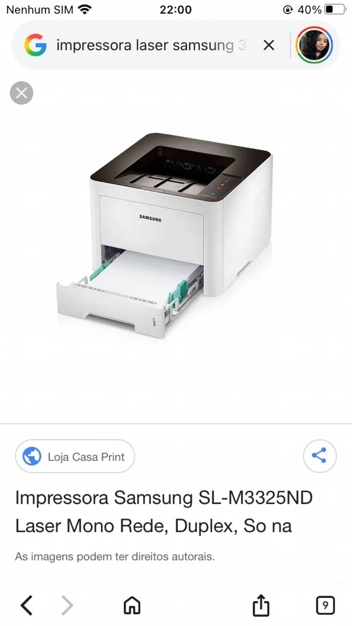Impressora hp 332565071619255169121