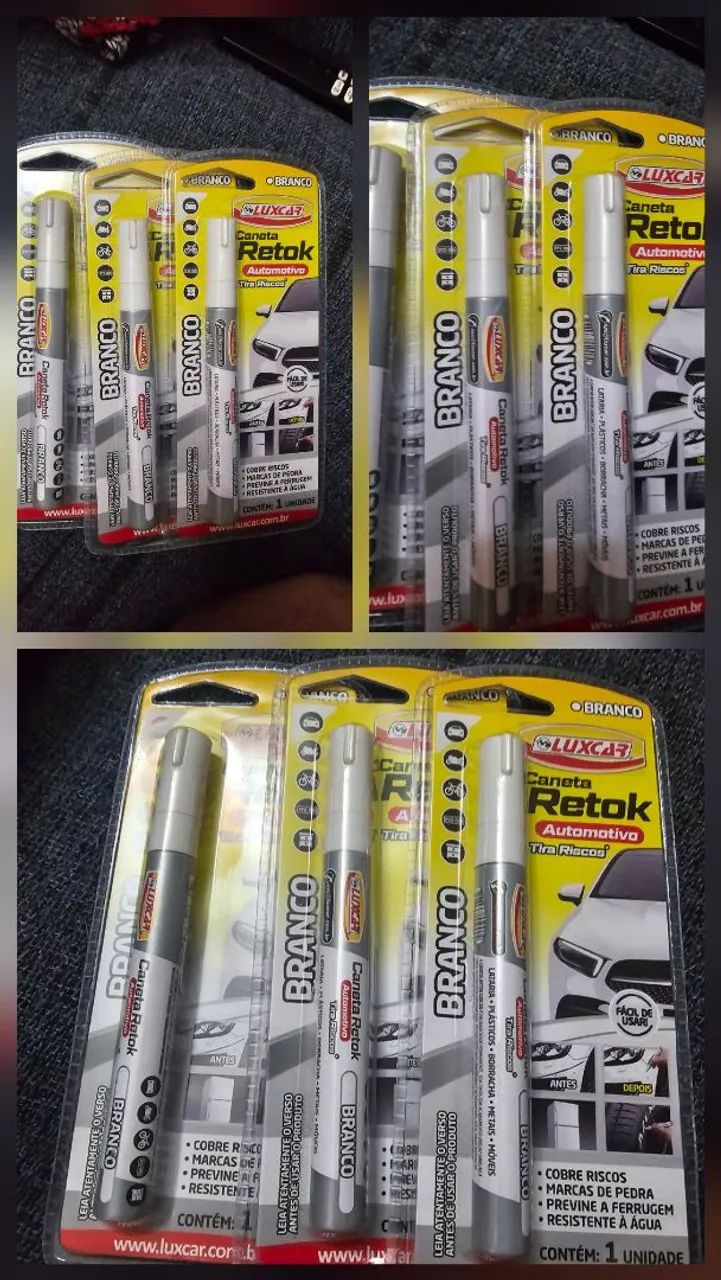 Caneta Luxcar riscos 