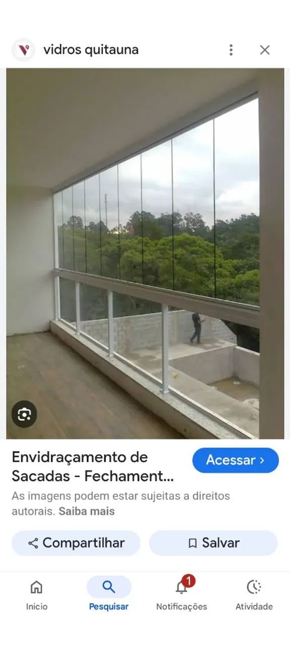 Janela de vidro temperado 
