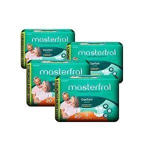 16 pacotes de fralda - masterfral e confort Master tamanho G - Foto 3