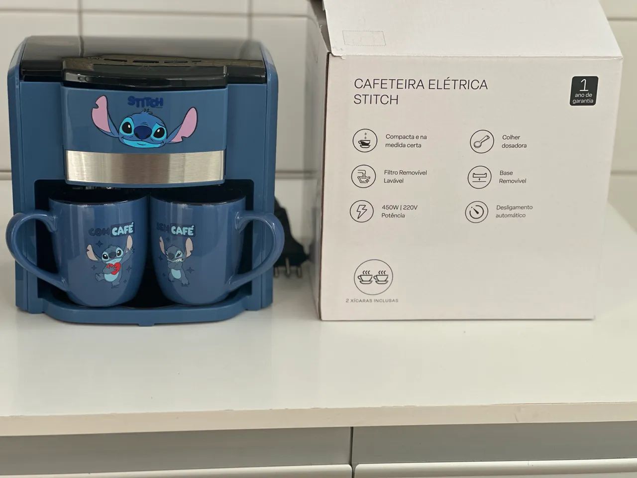 Cafeteira elétrica  stitch  - Foto 2