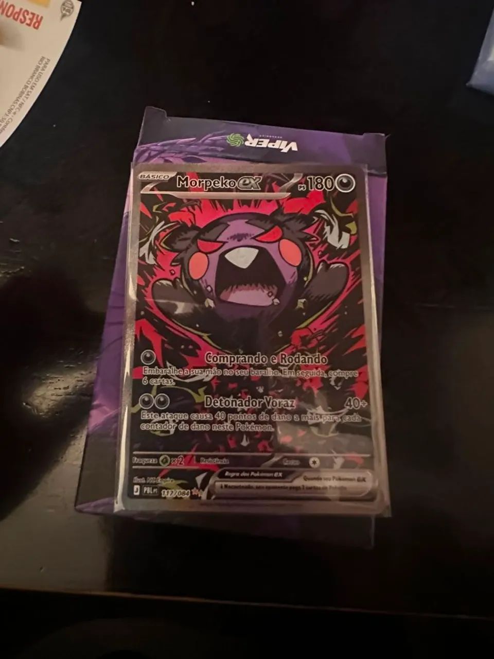 Carta pokémon morpeko ex 