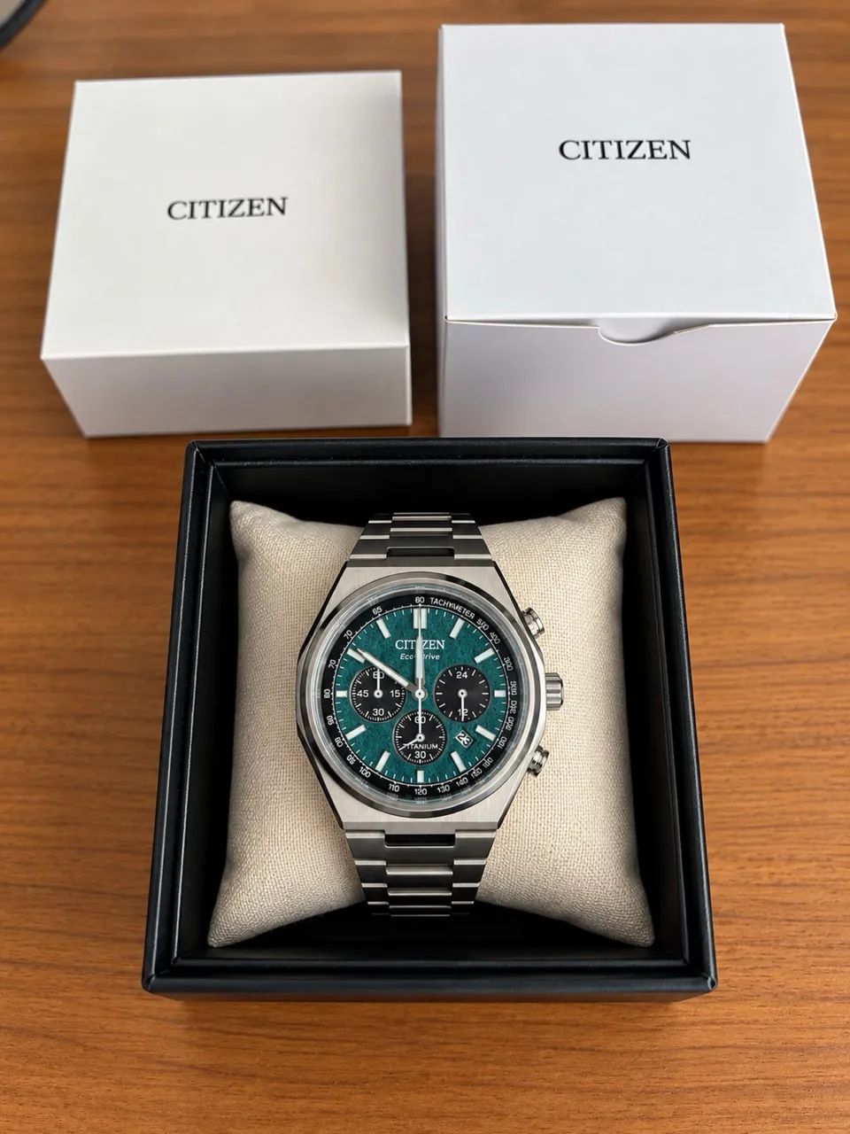 Relógio Citizen Eco-Drive Chrono Super Titanium  - Foto 3
