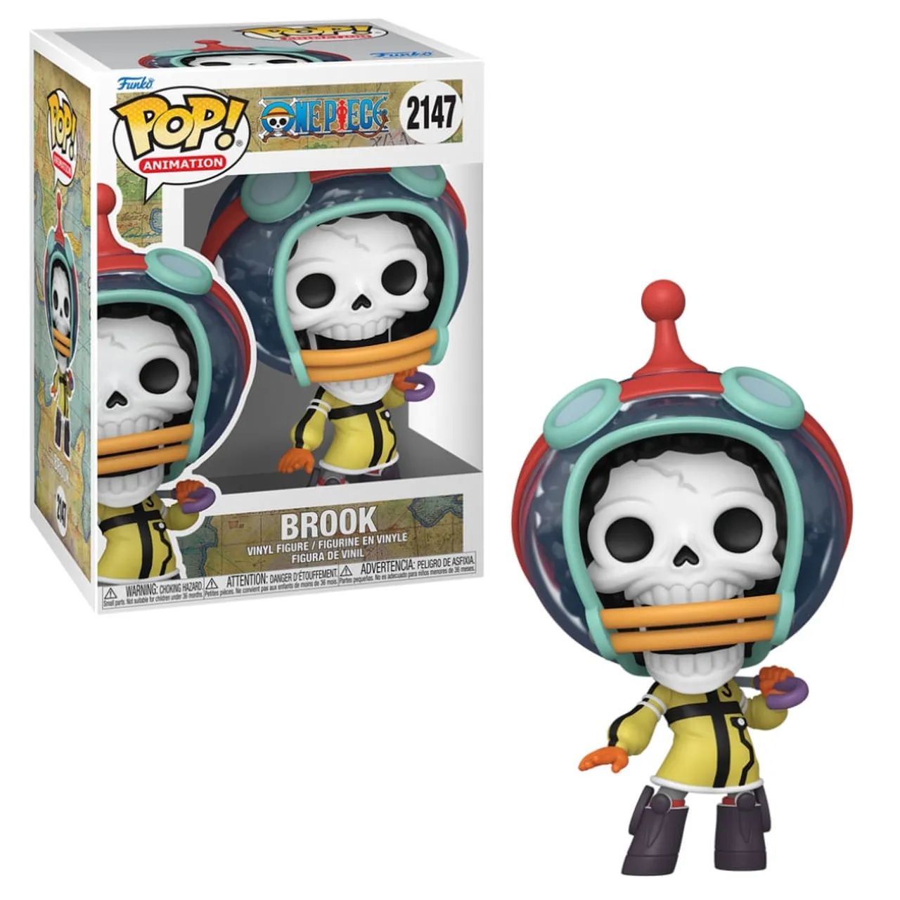 Lote de 2 funko pop One Piece - Nico Robin e Brook - Egghead -  - Foto 2