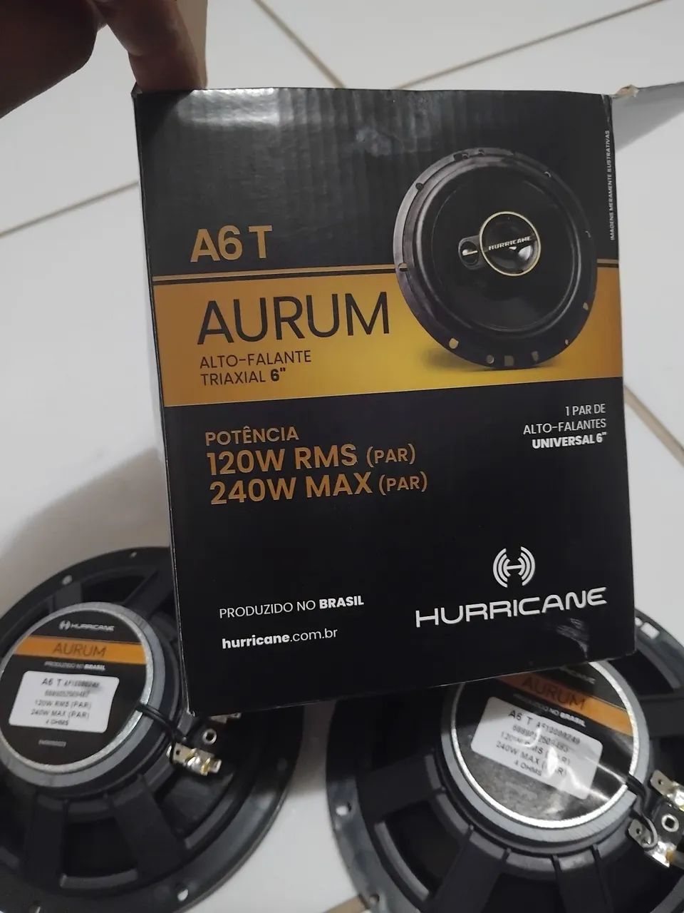 Par de alto falantes 6 polegadas novos na caixa.