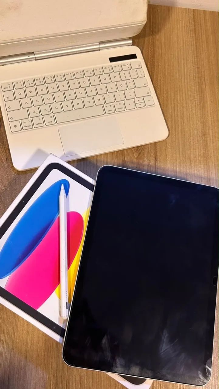 iPad 10, 64GB com caneta e teclado (styllus) - Foto 3