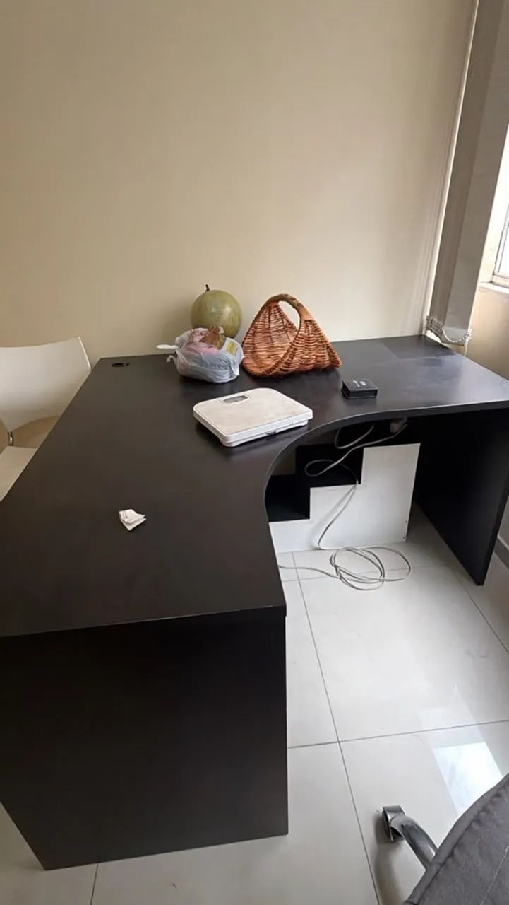 MESA PRETA EM L - Foto 2