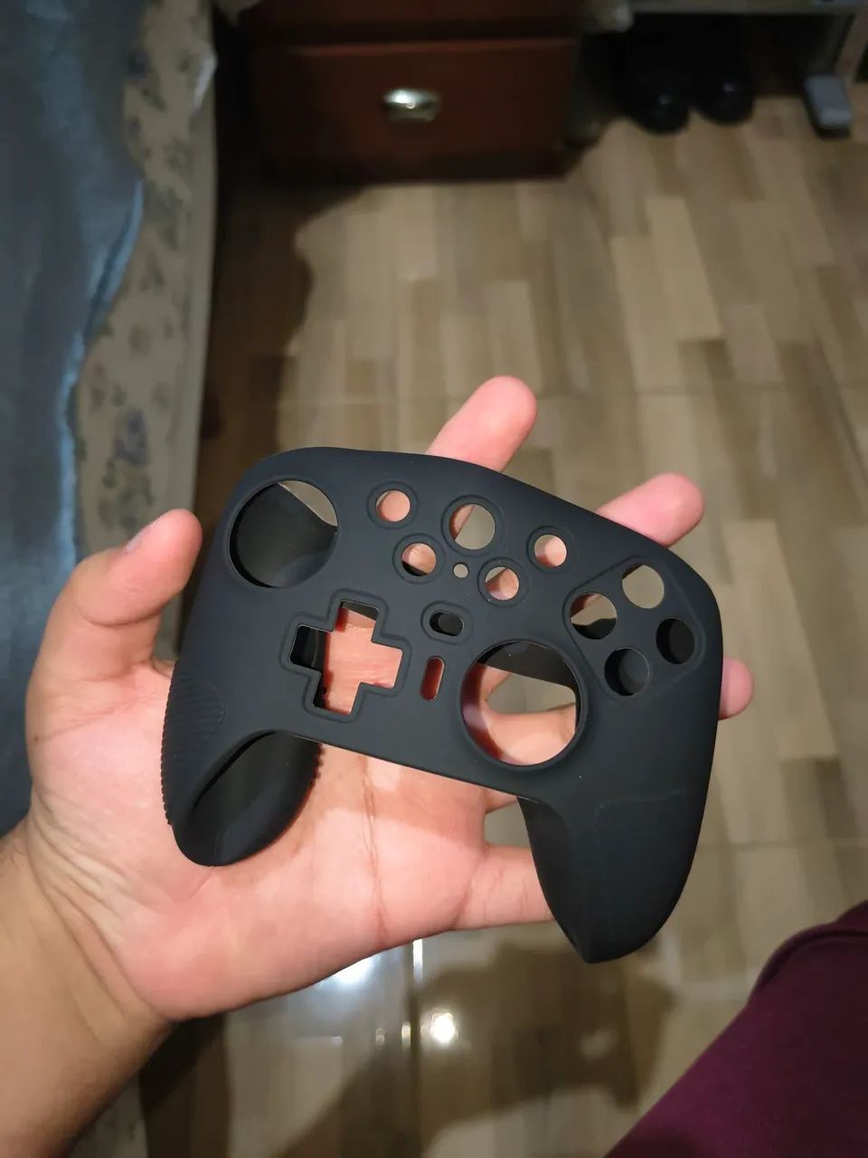 CAPINHAS 8BITDO ULTIMATE 2 WIRELESS, ROXA E PRETA DE SILICONE (FORAM IMPORTADAS DA CHINA) - Foto 2