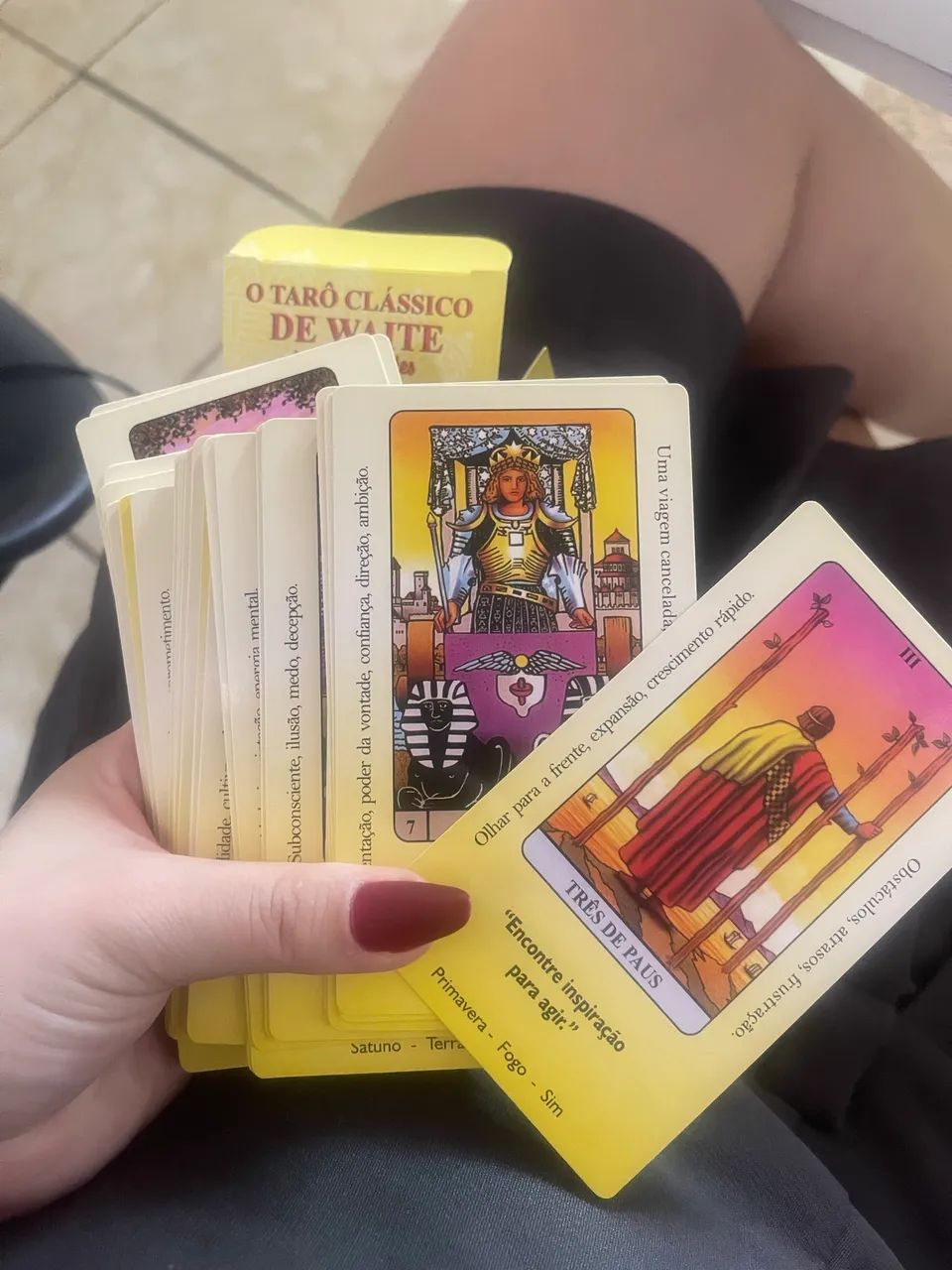 Vendo cartas tarô clássico de waite para iniciantes 