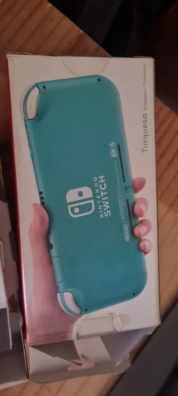 Caixa nintendo switch lite com berço  - Foto 5