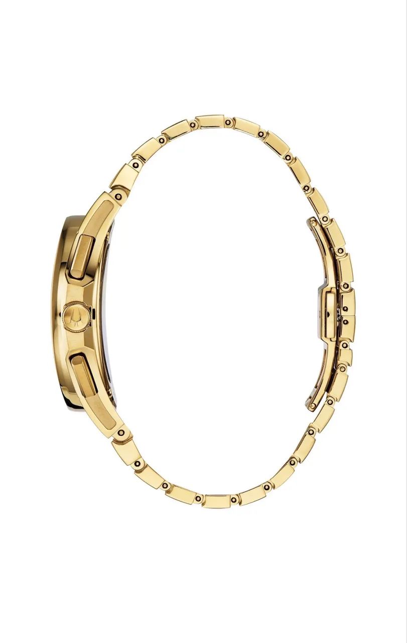 Bulova curv dourado - Foto 2