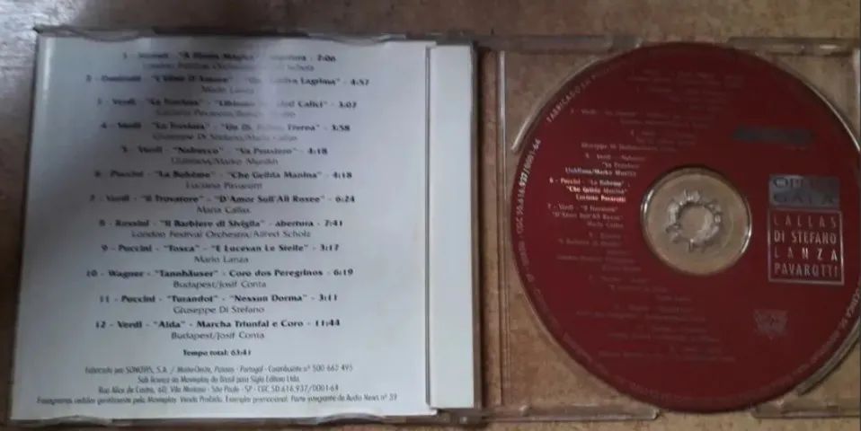 Cd Ópera Gala 9,, Classi Pavarotti Lanza Traviata Di Stefano - Foto 2