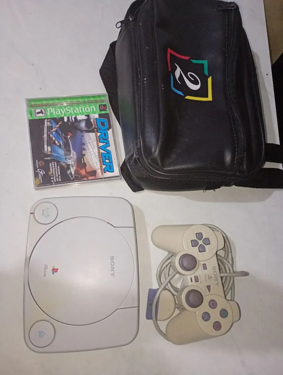 PS1 completo com jogo original CIB