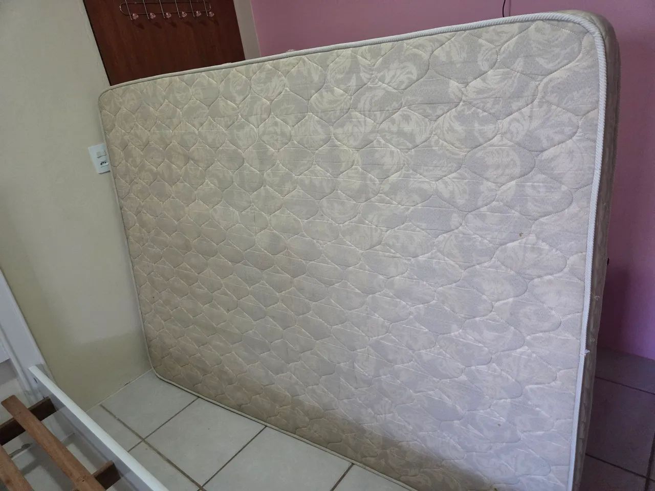 Cama casal MDF + colchão  - Foto 2