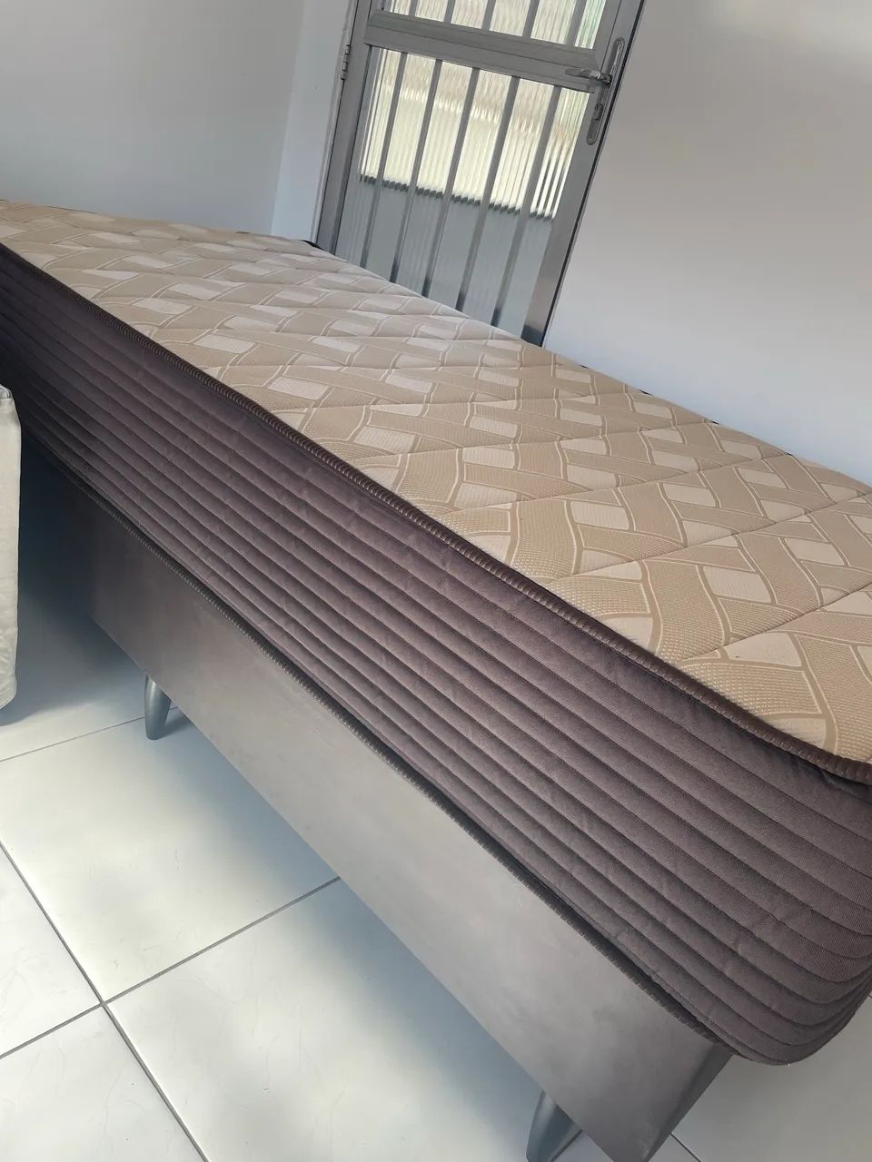 Cama Box Ortobom + Colchão ortopédico  premium 