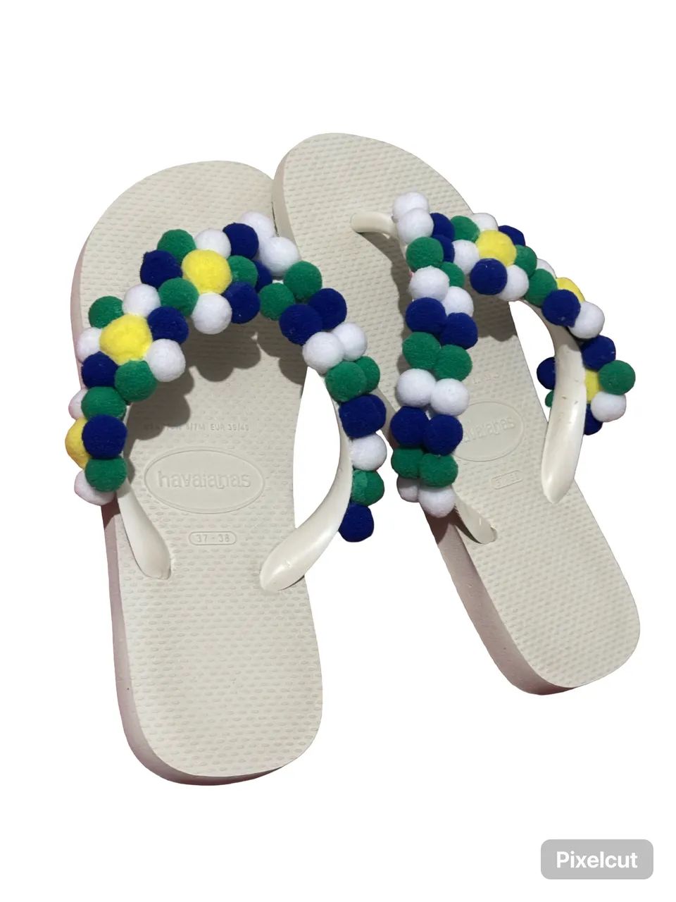 Chinelo Havaianas Pompom Brasil - Foto 3