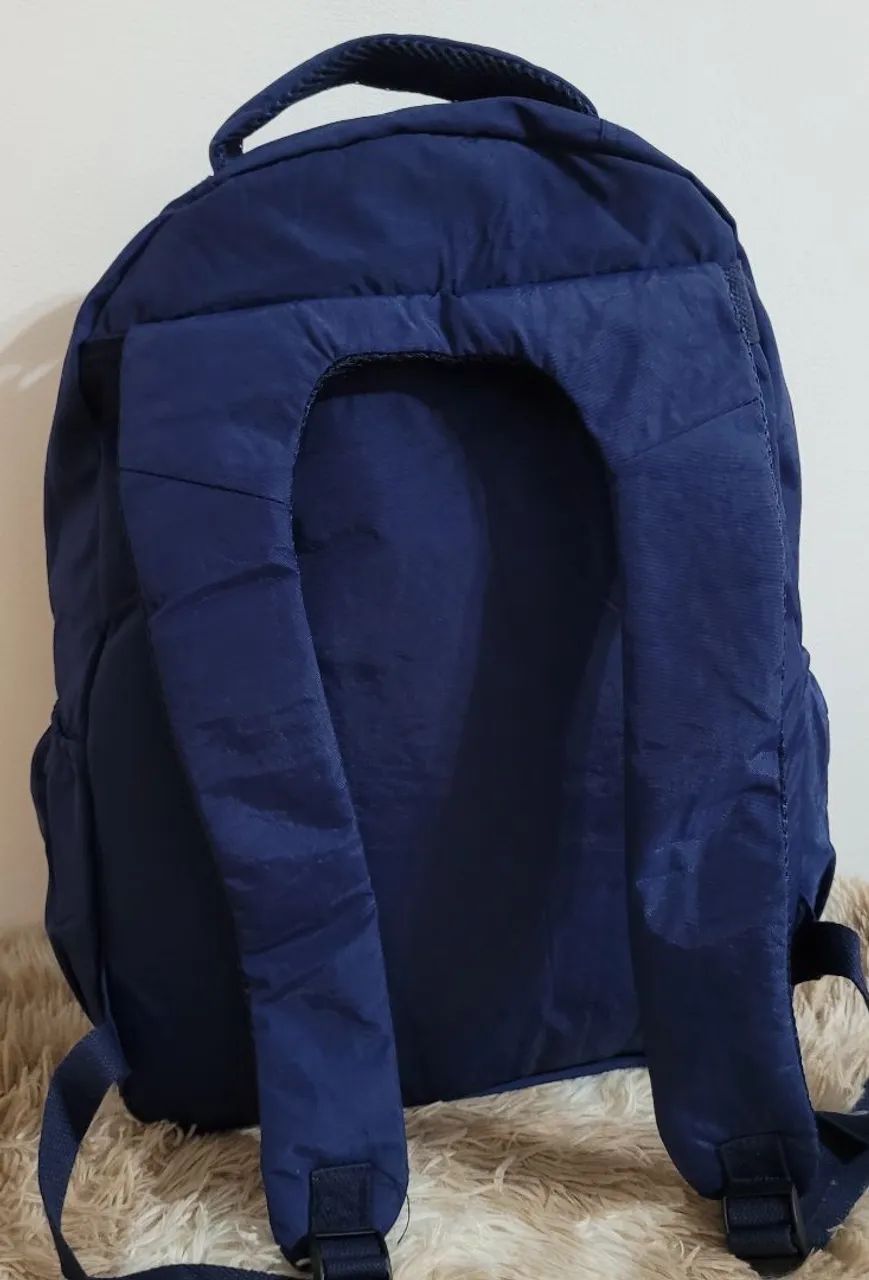 Mochila grande, impermeável, nova,azul - Foto 4