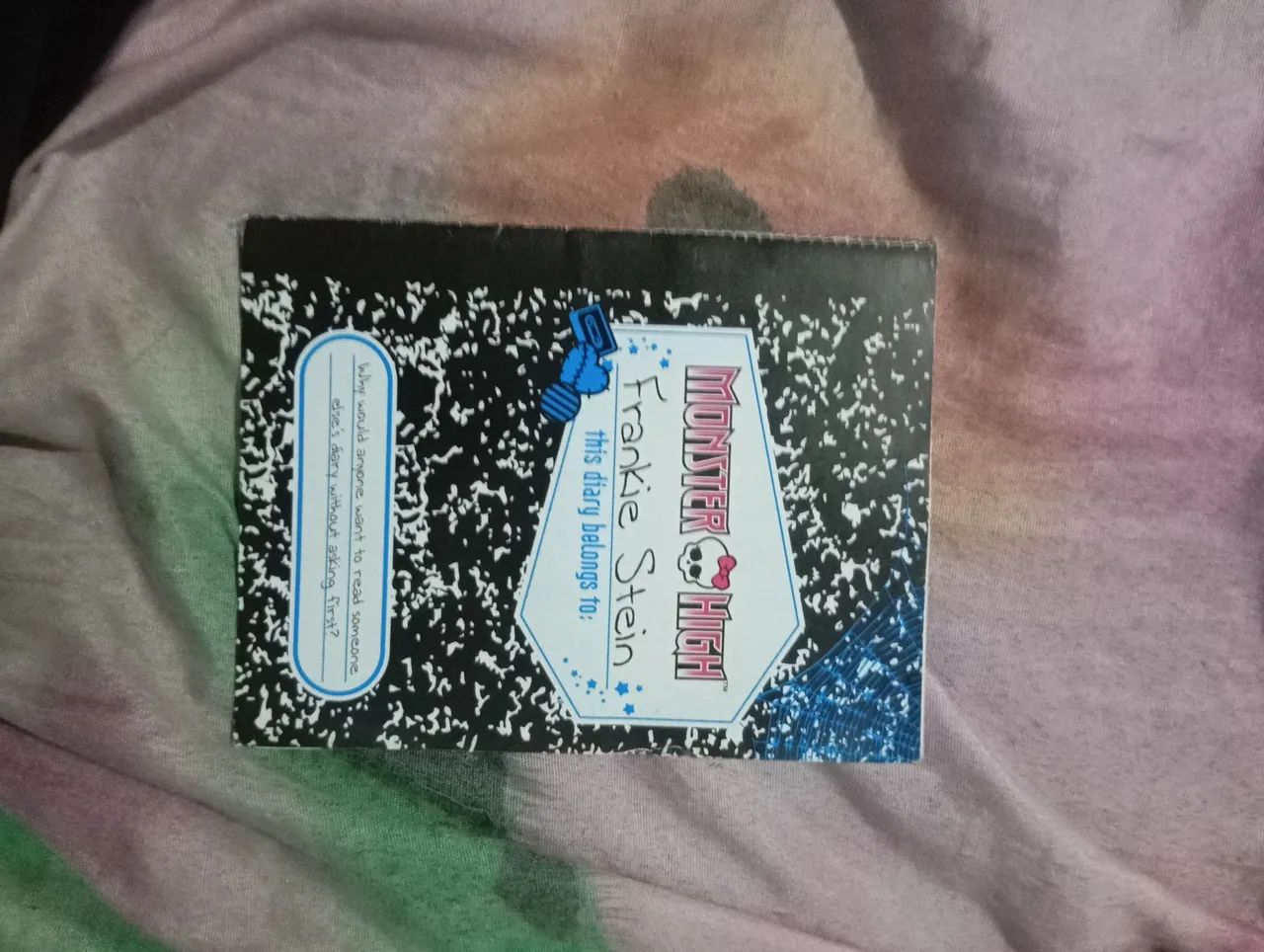 Monster high Diário original Frankie Stain Básica G1 creep 