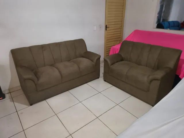 sofa 2 e 3 lugares novo...entrega rapida - Foto 2