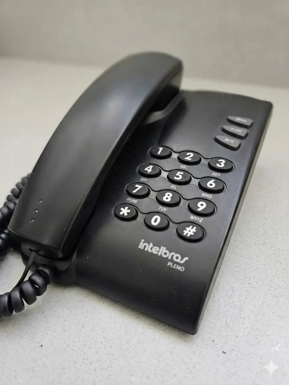 Telefone Fixo Pleno Intelbras  Sem Chave De Bloqueio Grafite- USADOS - Foto 2