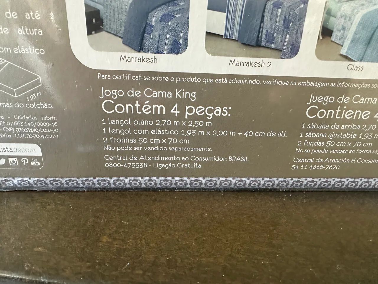 Jogo lençol  king