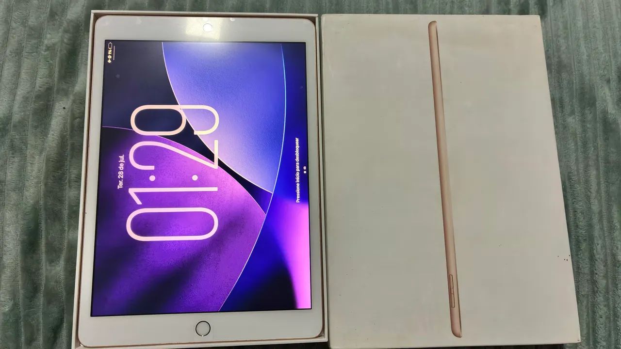 iPad 8ª geração, 32GB, Wi-Fi, dourado - Foto 3