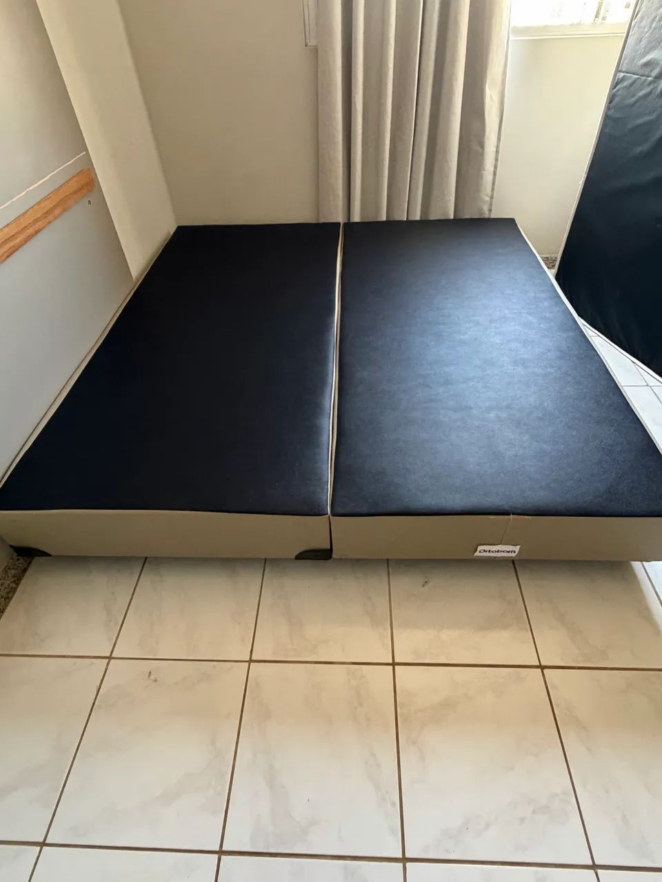 Cama King Size Ortobom Completa - Base + Colchão - Foto 5