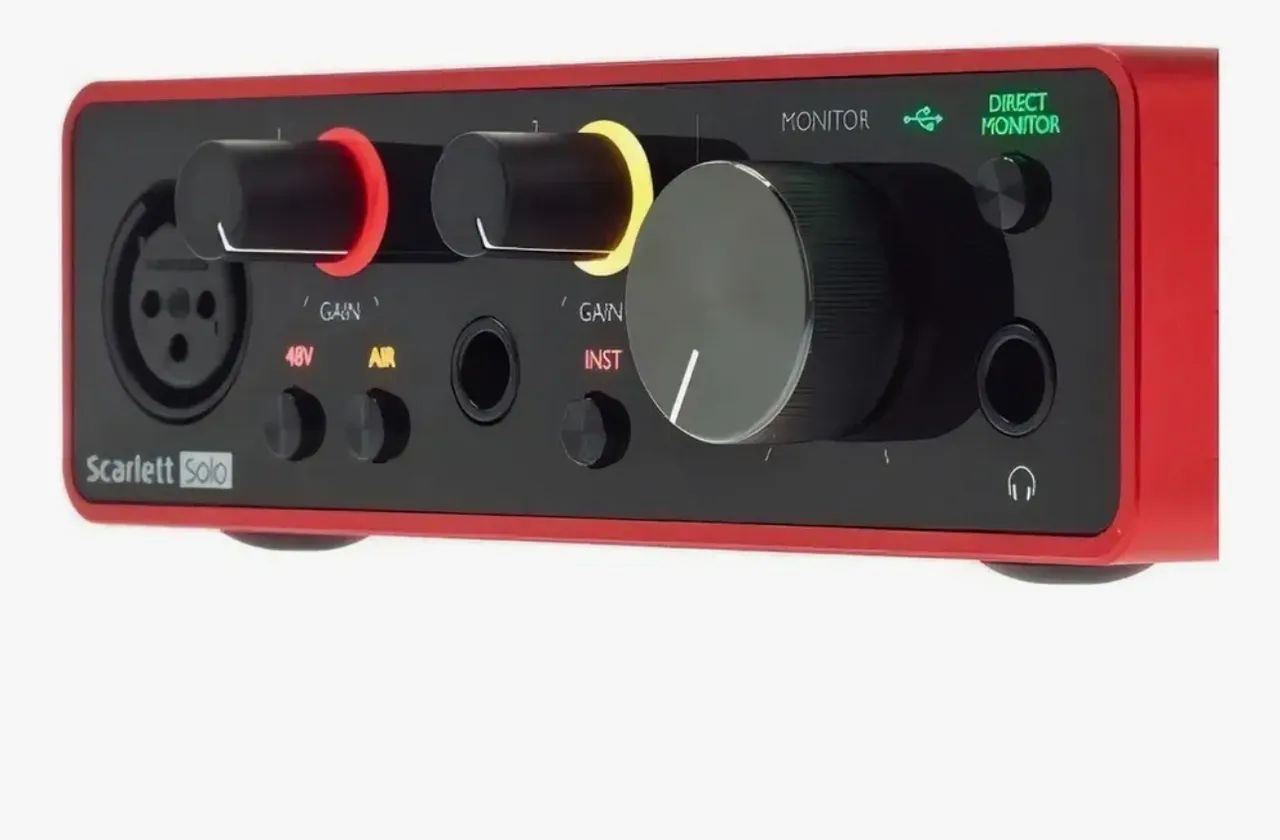 Interface De Áudio Usb Focusrite Scarlett 2i2 Geração 3 - Foto 2