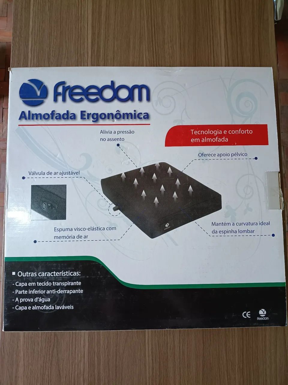 Almofada Antiescaras, Autoinflável, sem uso! 